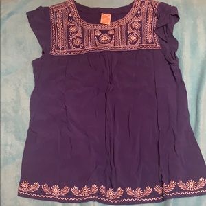 Navy Blue Faded Glory top